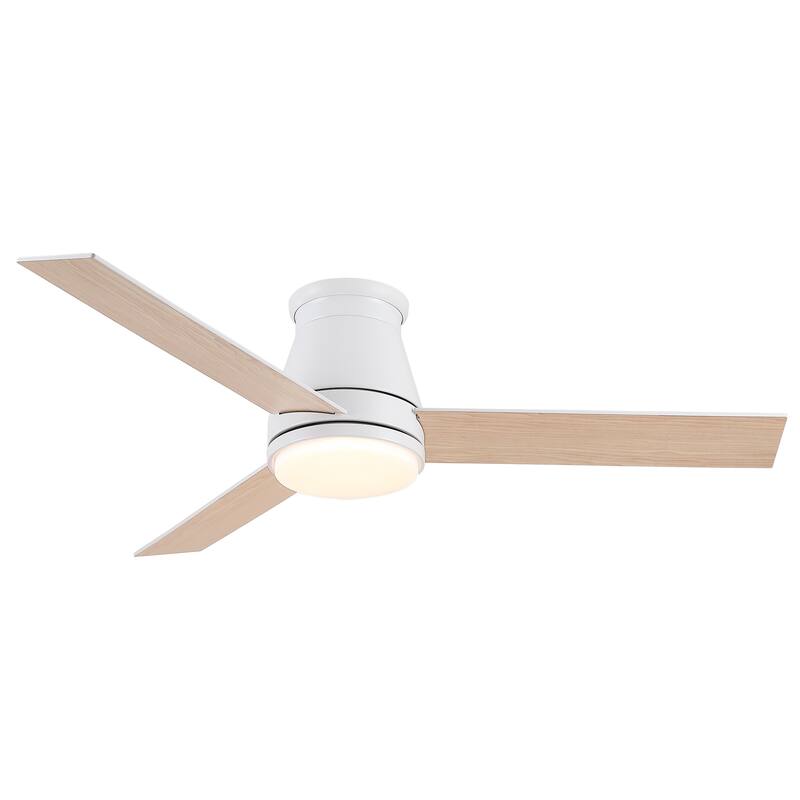 48" Lowe Profile Ceiling Fans with LED Lights(3000K/4500K/6000K) Remote
